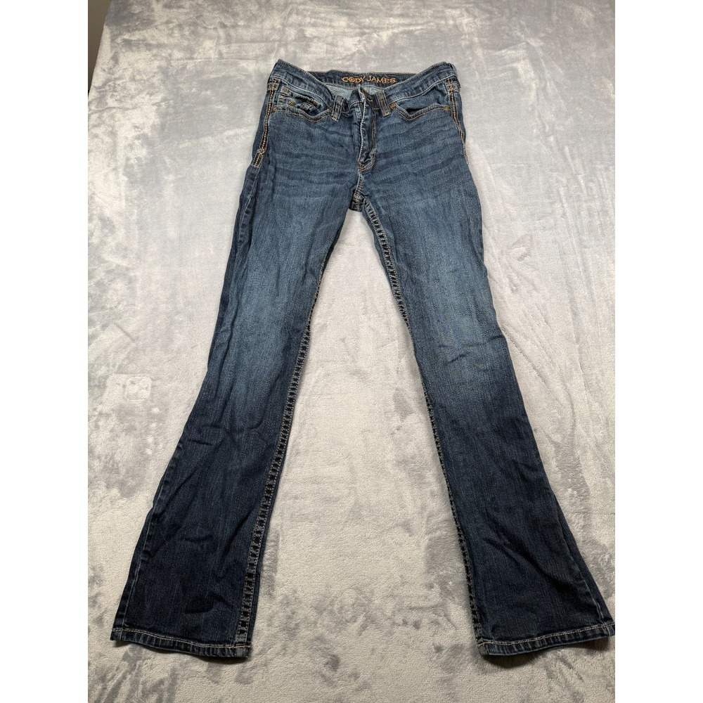Cody James Bootcut Jeans Mens 32x32 Blue Denim Dark Wash Casual Mid Rise Preppy